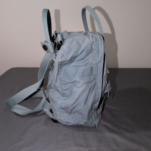 Fjallraven Kanken Mini Backpack Turquoise Teal School Hiking Everyday Outdoor ** - Picture 4 of 10